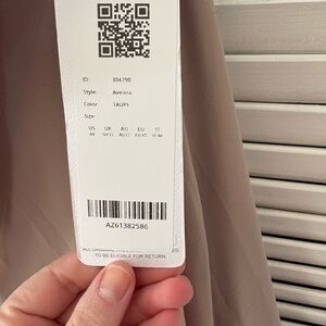 Azazie Avelina Elegant Taupe Dress